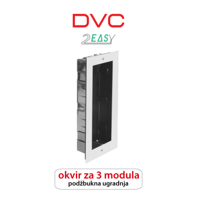 DVC 821F-3X1 OKVIR ZA 3 MODULA PODŽBUKNA VERZIJA DVC 821F-3X1 OKVIR ZA 3 MODULA PODŽBUKNA VERZIJA