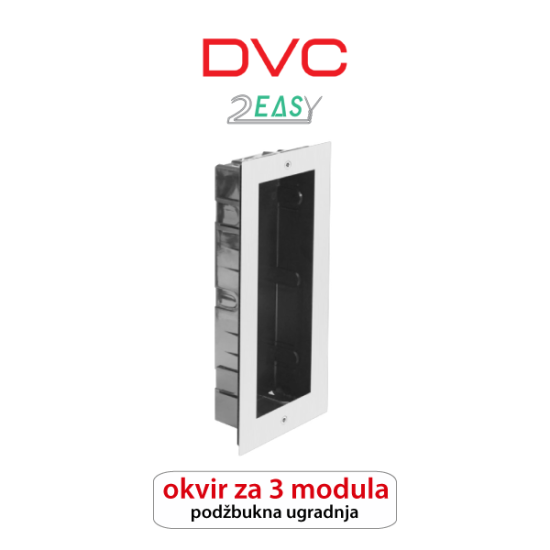 DVC 821F-3X1 OKVIR ZA 3 MODULA PODŽBUKNA VERZIJA DVC 821F-3X1 OKVIR ZA 3 MODULA PODŽBUKNA VERZIJA