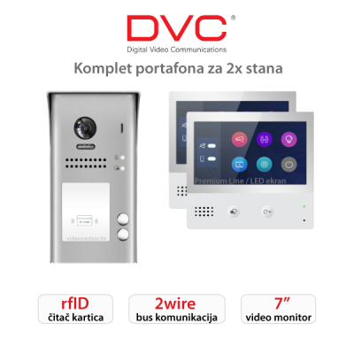 KOMPLET PORTAFONA ZA 2X STANA DT481