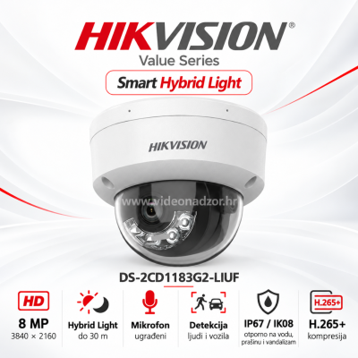 KAMERA HIKVISION DS-2CD1183G2-LIUF 8MP