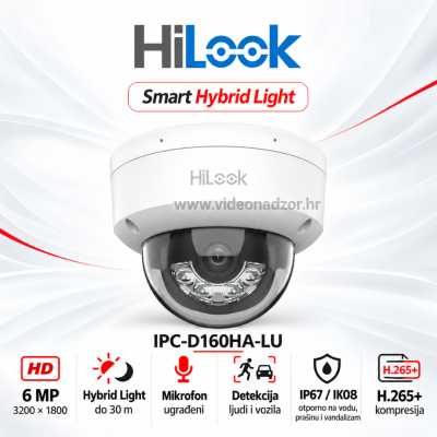 KAMERA HIKVISION HILOOK IPC-D160HA-LU 6MP