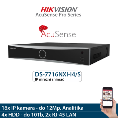 DIGITALNI VIDEO SNIMAČ HIKVISION DS-7716NXI-I4/S