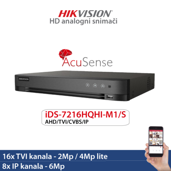 DIGITALNI VIDEO SNIMAČ HIKVISION iDS-7216HQHI-M1/S