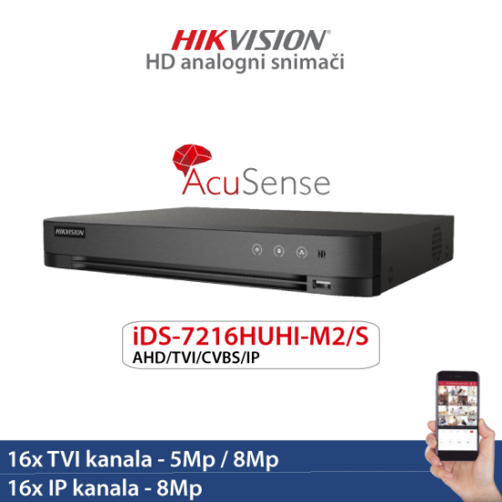 DIGITALNI VIDEO SNIMAČ HIKVISION iDS-7216HUHI-M2