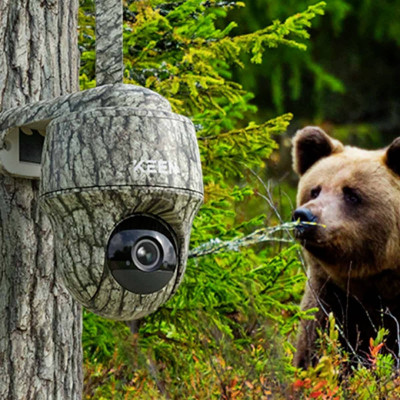 KEEN Ranger PT – vanjska kamuflažna rotirajuća 4G kamera + solarni panel