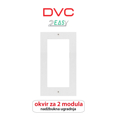 DVC 821-2X1-S OKVIR ZA 2 MODULA NADŽBUKNA VERZIJA DVC 821-2X1-S OKVIR ZA 2 MODULA NADŽBUKNA VERZIJA