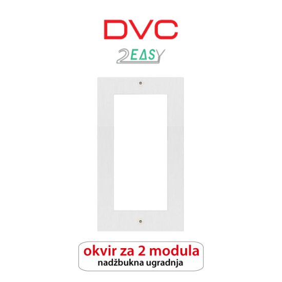 DVC 821-2X1-S OKVIR ZA 2 MODULA NADŽBUKNA VERZIJA DVC 821-2X1-S OKVIR ZA 2 MODULA NADŽBUKNA VERZIJA