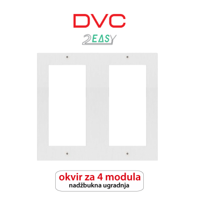 DVC 821-2X2-S OKVIR ZA 4 MODULA NADŽBUKNA VERZIJA DVC 821-2X2-S OKVIR ZA 4 MODULA NADŽBUKNA VERZIJA