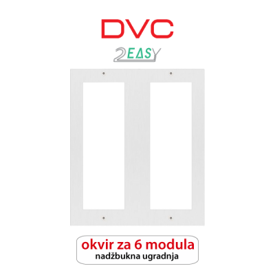 DVC 821-3X2-S OKVIR ZA 6 MODULA NADŽBUKNA VERZIJA DVC 821-3X2-S OKVIR ZA 6 MODULA NADŽBUKNA VERZIJA