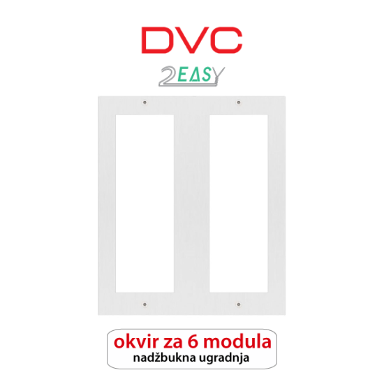 DVC 821-3X2-S OKVIR ZA 6 MODULA NADŽBUKNA VERZIJA DVC 821-3X2-S OKVIR ZA 6 MODULA NADŽBUKNA VERZIJA