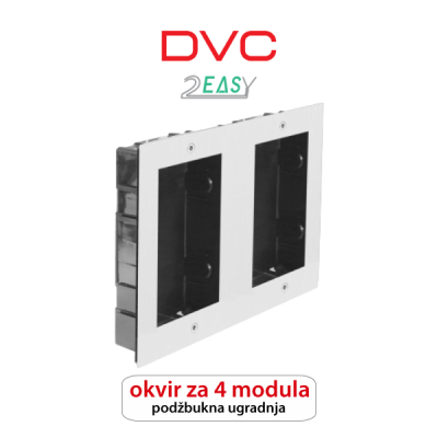 DVC 821F-2X2 OKVIR ZA 4 MODULA 2X2 PODŽBUKNA VERZIJA DVC 821F-2X2 OKVIR ZA 4 MODULA 2X2 PODŽBUKNA VERZIJA
