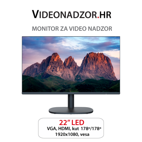 Monitor LED 22" SF-MNT22-FHD-E Monitor LED 22" SF-MNT22-FHD-E