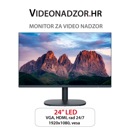 Monitor LED 24" SF-MNT24-FHD-E